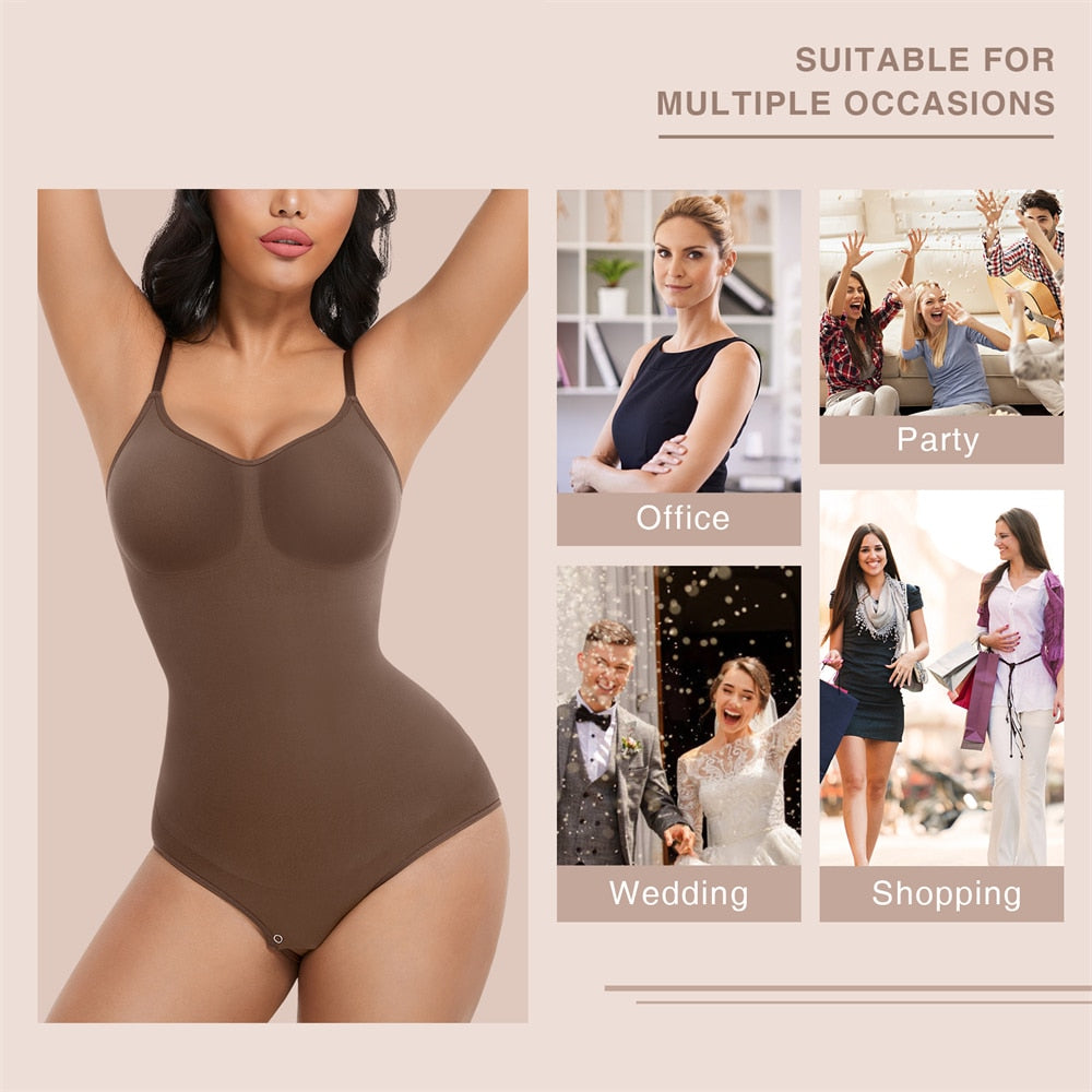 Bodysuit Shapewear Women Tummy Control Body Shaper Fajas Colombianas