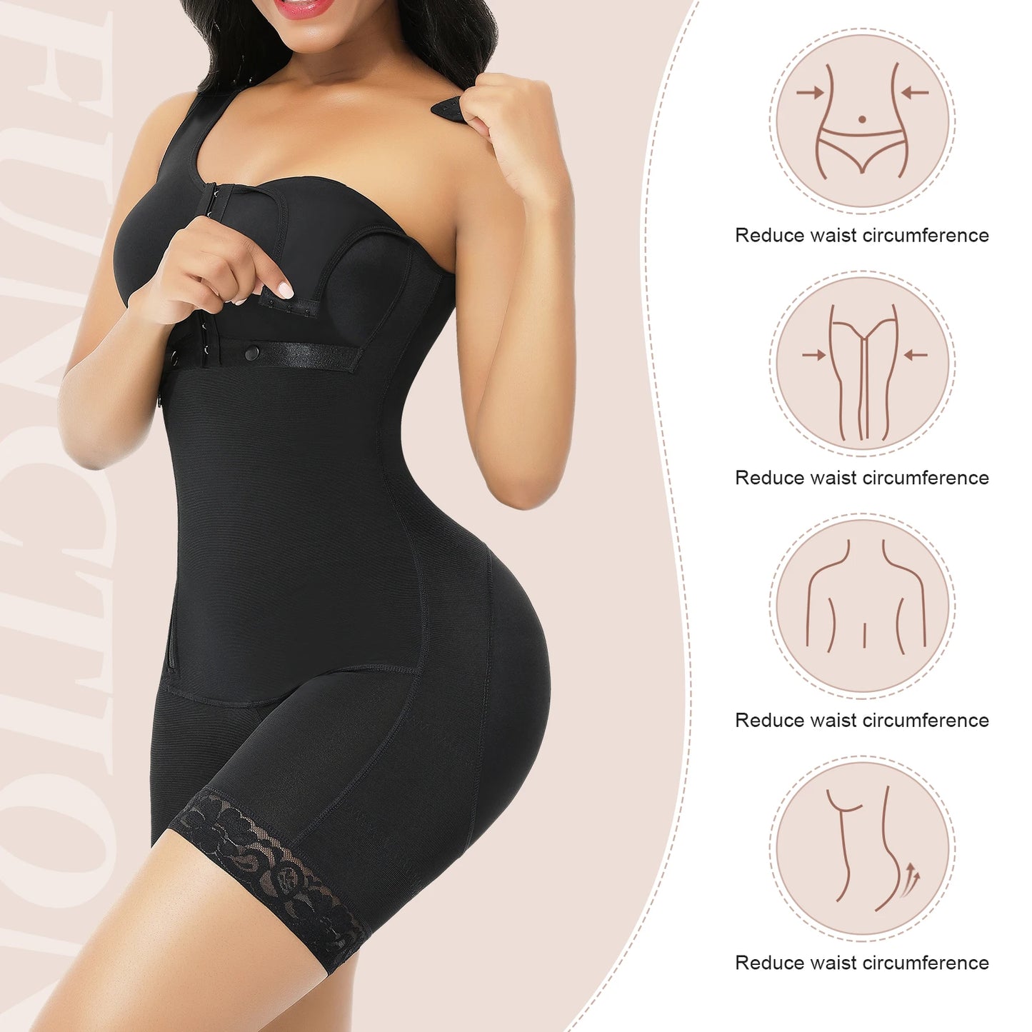 Colombian Fajas - Side Zipper - Sculpting Shapewear Stage One Tummy